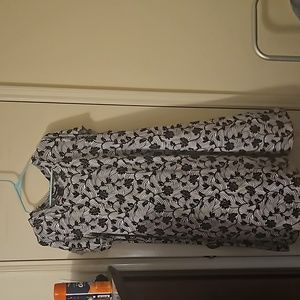 Black and white dress